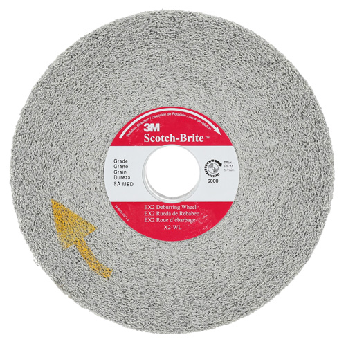 Scotch-Brite EXL Deburring Wheel, 6" x 1", 1"-8 Arbor, 1, Aluminum Oxide Canadian Safety Group Inc.