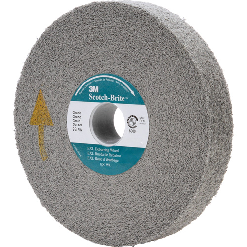 Scotch-Brite EXL Deburring Wheel, 6" x 1/2", 1" Arbor Canadian Safety Group Inc.