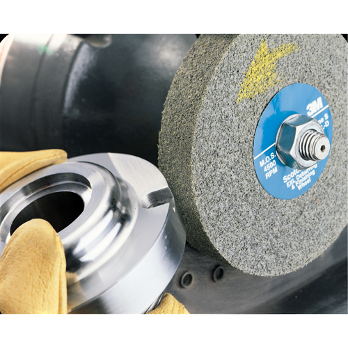 Scotch-Brite EXL Deburring Wheels, 6" x 1/2", 1" Arbor, Aluminum Oxide Canadian Safety Group Inc.