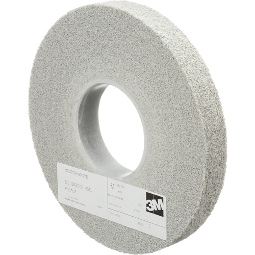 Scotch-Brite EXL Deburring Wheels, 8" x 1", 3" Arbor, Aluminum Oxide Canadian Safety Group Inc.
