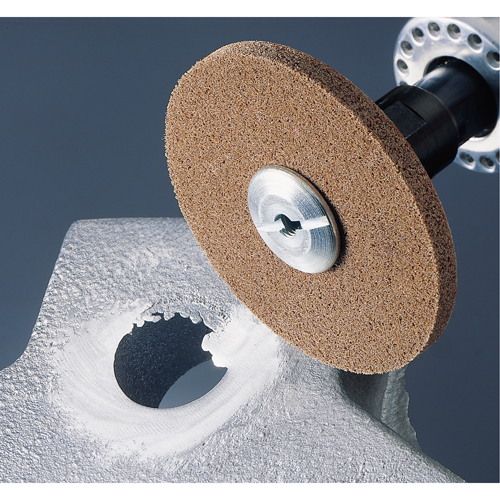 Scotch-Brite EXL Unitized Deburring Wheels, 1" x 1", 3/16" Arbor, 2S Grit Canadian Safety Group Inc.