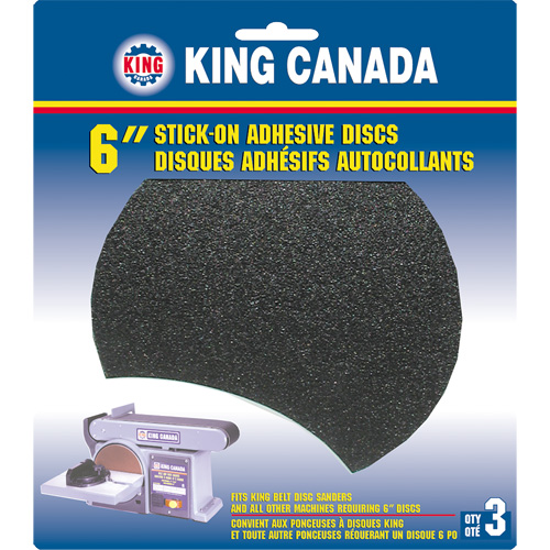 Wood Sanding Disc, 6" Dia., 60 Grit Canadian Safety Group Inc.