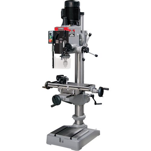 Gearhead Milling Drilling Machine, 6 Speeds, 1-1/4" Drilling Capacity Canadian Safety Group Inc.
