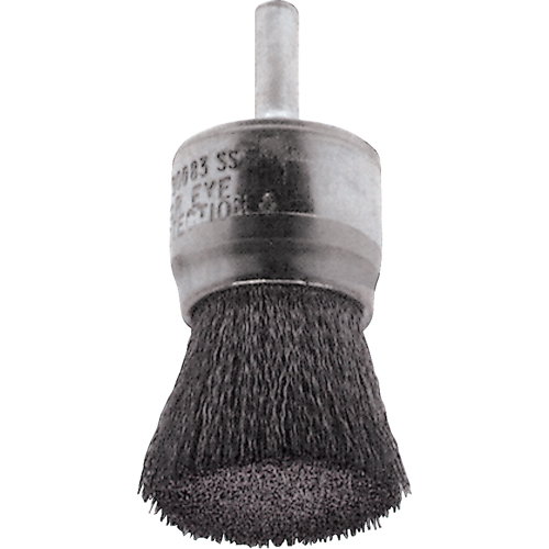 Brosses mont&eacute;es &agrave; fils cr&ecirc;p&eacute;s, 1/2", Fils 0,0104", Tige 1/4" Canadian Safety Group Inc.