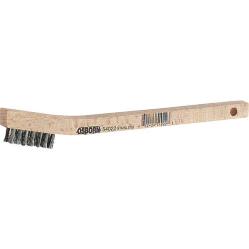 Petites brosses de nettoyage, Laiton, 3 x 7 rangs de fils, Longueur 7-3/4" Canadian Safety Group Inc.