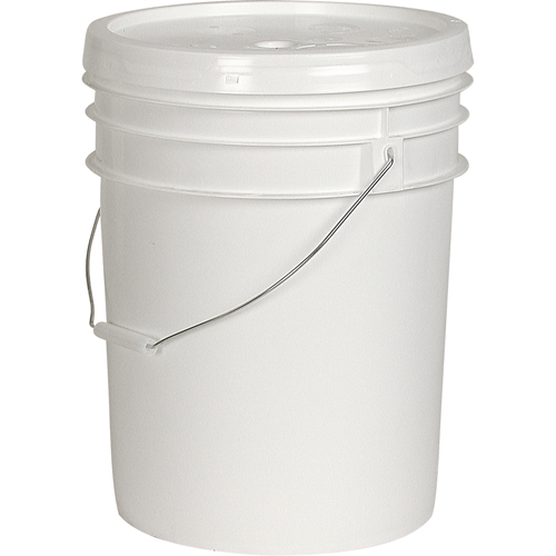 Seau d'usage g&eacute;n&eacute;ral sans couvercle, Plastique, 4 L Canadian Safety Group Inc.