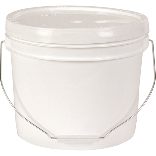 Sceau d'usage g&eacute;n&eacute;ral avec couvercle, Plastique, 3 gal. Canadian Safety Group Inc.