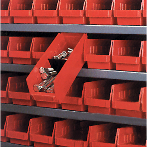 Bacs de rangement pour tablettes, 8-3/8" la x 4" H x 17-7/8" p, Jaune, Capacit&eacute; 40 lb Canadian Safety Group Inc.