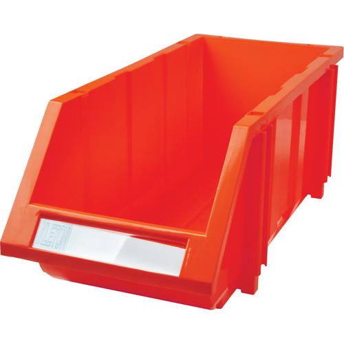 Stack & Hang Bin, 7-7/8" W x 7" H x 17-11/16" D, Red Canadian Safety Group Inc.
