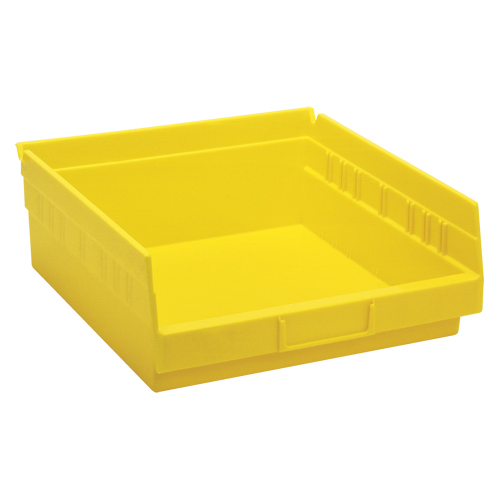 Bacs de rangement pour tablettes, 11-1/8" la x 4" H x 11-5/8" p, Jaune, Capacit&eacute; 30 lb Canadian Safety Group Inc.