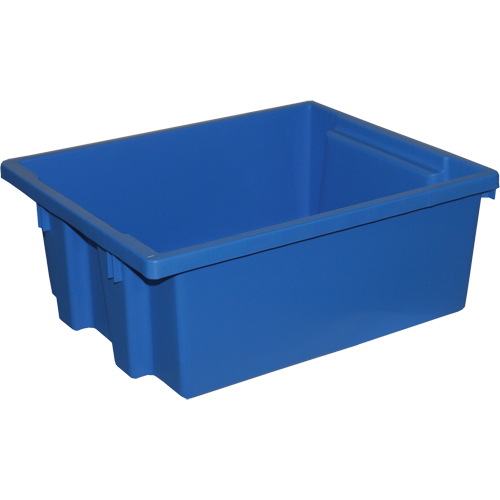 Stack-N-Nest&reg; Storage Bins, 6" x 15.25" x 12.25", Blue Canadian Safety Group Inc.