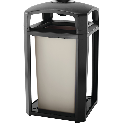 Landmark Series Classic Ash Tray & Waste Receptacle, Plastic, 50 US gal. Capacity, 46-1/2" Height Canadian Safety Group Inc.