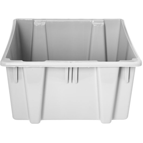 Stack & Nest Palletote Box, 13" x 15.5" x 19.5", Grey Canadian Safety Group Inc.