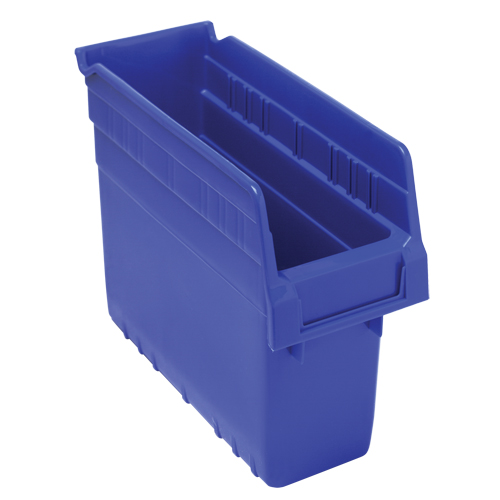 Bacs pour &eacute;tag&egrave;re Store-Max, 4-3/8" la x 8" H x 11-5/8" p, Bleu, Capacit&eacute; 44 lb Canadian Safety Group Inc.