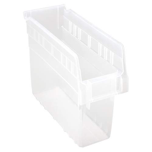 Bacs pour &eacute;tag&egrave;re Store-Max, 4-3/8" la x 8" H x 11-5/8" p, Transparent, Capacit&eacute; 44 lb Canadian Safety Group Inc.