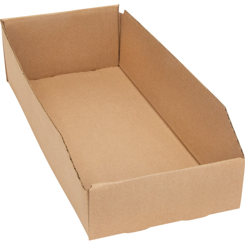 Boîtes profondes en carton ondul&eacute;, 7-3/4" la x 17-1/4" p x 4-1/2" h, Beige Canadian Safety Group Inc.