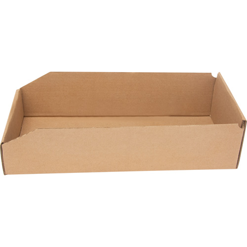 Boîtes profondes en carton ondul&eacute;, 7-3/4" la x 17-1/4" p x 4-1/2" h, Beige Canadian Safety Group Inc.