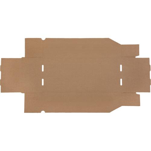 Boîtes profondes en carton ondul&eacute;, 7-3/4" la x 17-1/4" p x 4-1/2" h, Beige Canadian Safety Group Inc.