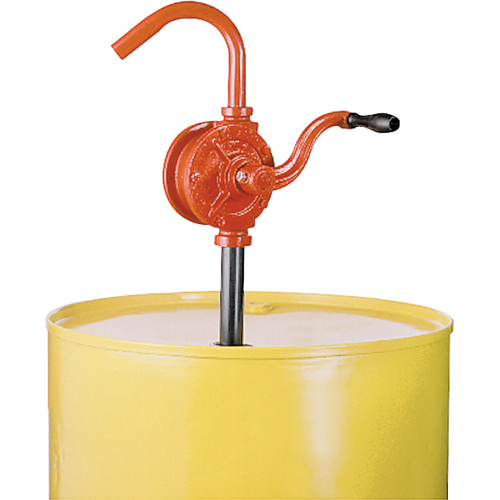 Pompe rotative pour barils, Fonte, Pour capacit&eacute; 15-55 gal., 7,5 gallons/100 r&eacute;volutions Canadian Safety Group Inc.