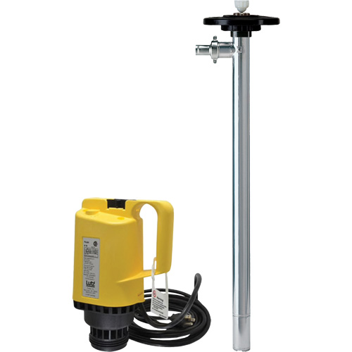 Pompes &agrave; tambour &eacute;lectriques, Acier inoxydable, 54,5 gal./min Canadian Safety Group Inc.