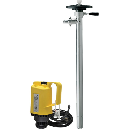 Pompes &agrave; tambour &eacute;lectriques, Acier inoxydable, 51 gal./min Canadian Safety Group Inc.