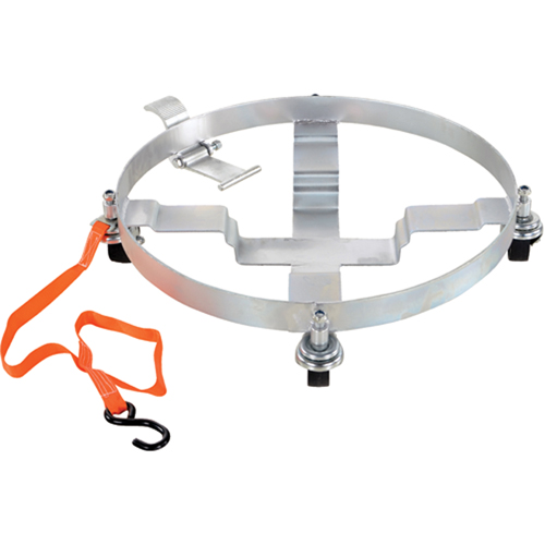 Tilting Drum Dollies, Steel, 1200 lbs. Capacity, 23-1/2" Diameter, Cast Iron Casters Canadian Safety Group Inc.