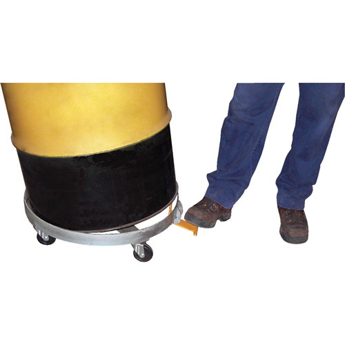 Tilting Drum Dollies, Steel, 1200 lbs. Capacity, 23-1/2" Diameter, Cast Iron Casters Canadian Safety Group Inc.