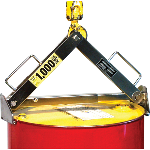 Drum Lifter, 30 - 85 US Gal. (25 - 70 Imperial Gal.), 1000 lbs./454 kg. Cap. Canadian Safety Group Inc.
