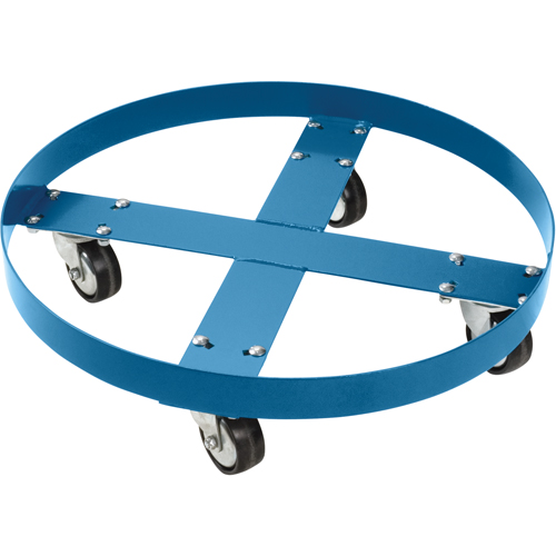 Chariot pour baril, Acier, Capacit&eacute;e 750 lb, Diam&egrave;tre 24", Roue en Polyol&eacute;fine Canadian Safety Group Inc.