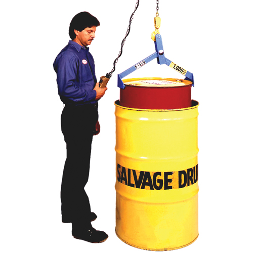 Drum & Overpack Lifter, 55 -85 US gal. (45 -70 Imperial Gal.), 1000 lbs./454 kg Cap. Canadian Safety Group Inc.