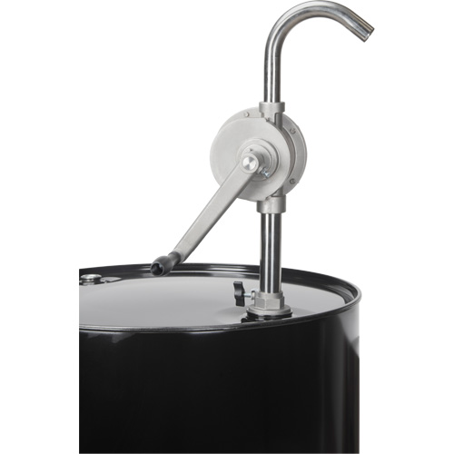 Rotary Type Drum Pump, Stainless Steel, Fits 55 Gal., 12 oz./Stroke Canadian Safety Group Inc.