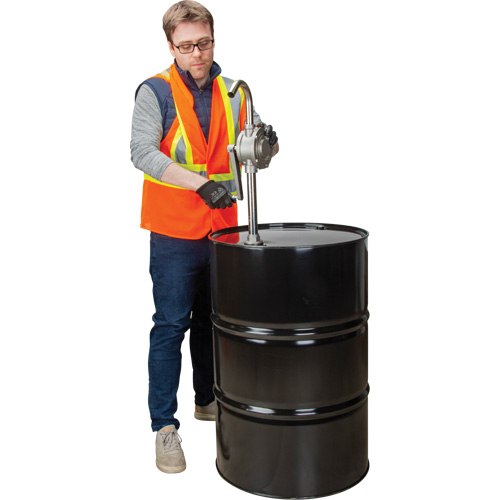 Rotary Type Drum Pump, Stainless Steel, Fits 55 Gal., 12 oz./Stroke Canadian Safety Group Inc.