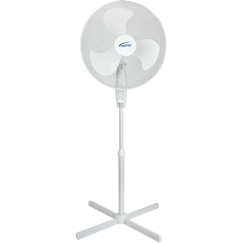 Ventilateur oscillant sur socle, Commercial, 3 Vitesses, Diam&egrave;tre de 18" Canadian Safety Group Inc.