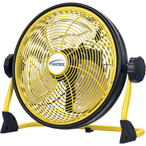 Rechargeable Indoor/Outdoor Fan with USB port, Commercial, Variable Speed, 12" Diameter Canadian Safety Group Inc.