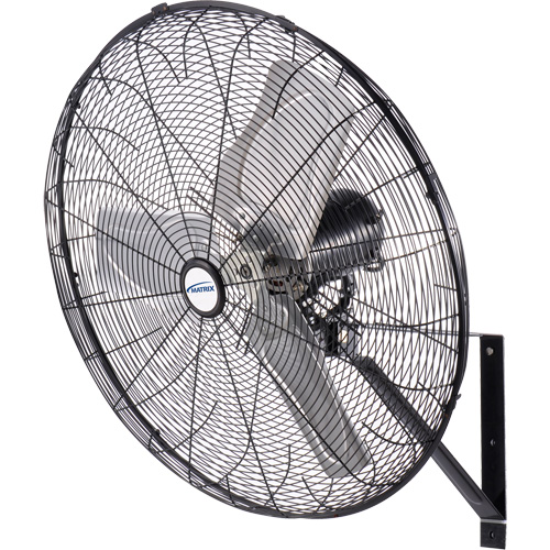 Waterproof Motor Oscillating Wall Fan, Industrial, 3 Speed, 30" Diameter Canadian Safety Group Inc.