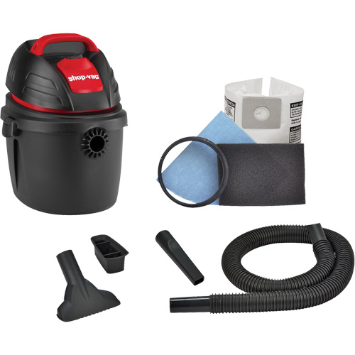 Aspirateur portable pour atelier, Secs-humides, 2,5 CV, 2,5 gal. US (9,5 litres) Canadian Safety Group Inc.