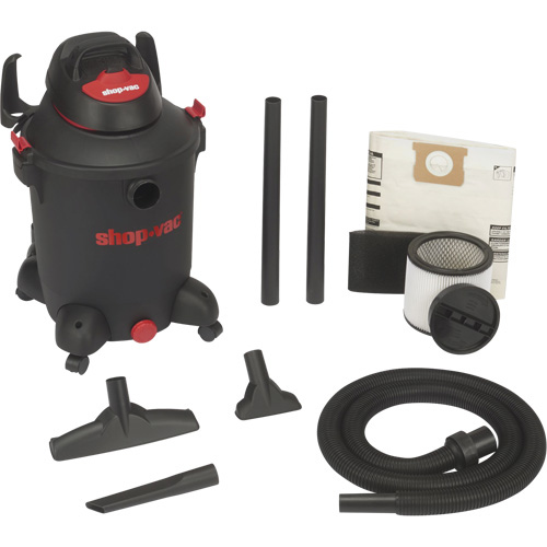 Aspirateur utilitaire pour atelier, Secs-humides, 5 CV, 10 gal. US (37,9 litres) Canadian Safety Group Inc.