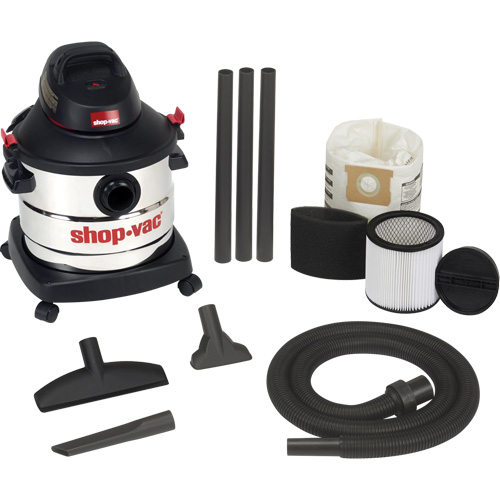 Aspirateur pour atelier, Secs-humides, 6 CV, 8 gal. US (30,3 litres) Canadian Safety Group Inc.