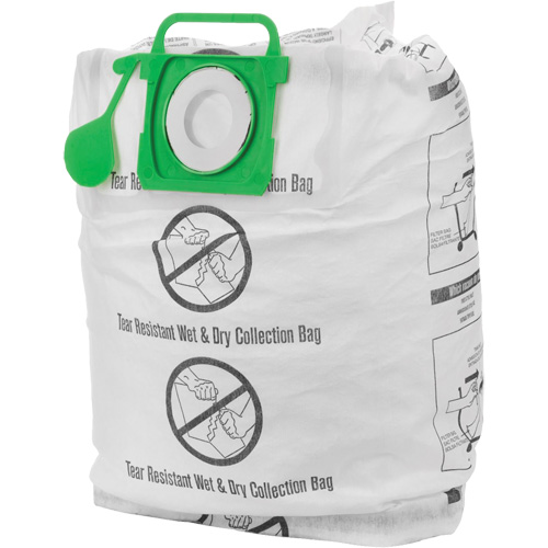 Tear-Resistant Wet/Dry Collection Vacuum Bags, 5 - 10 US gal. Canadian Safety Group Inc.
