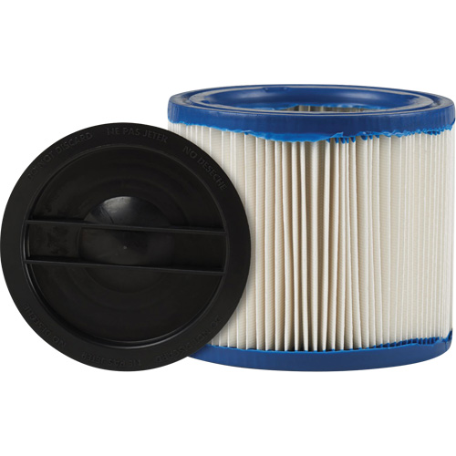 CleanStream&reg; Gore&reg; Small Wet/Dry Vacuum Filter, Cartridge/Hepa, Fits 1 - 6 US gal. Canadian Safety Group Inc.