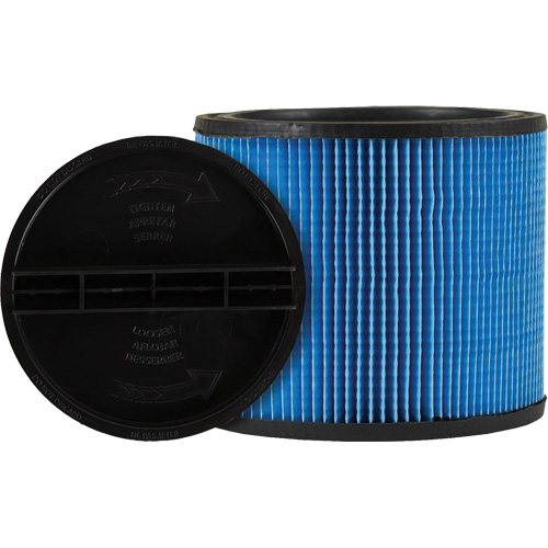 Filtre pour aspirateur Ultra-Web, Cartouche, Pour 5 gal. US Canadian Safety Group Inc.