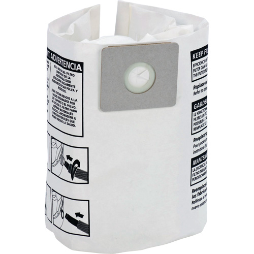 Sacs filtrants pour d&eacute;bris secs jetables, 4 gal. US Canadian Safety Group Inc.