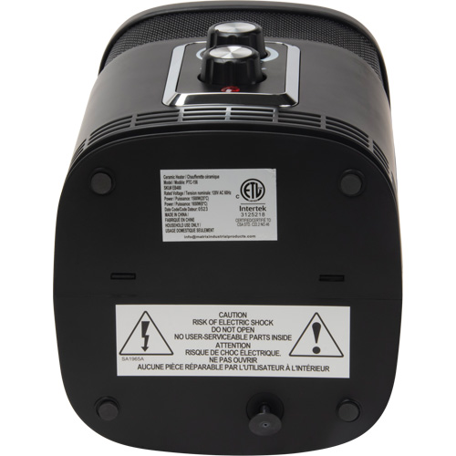 360 Degree Surround Portable Heater, Ceramic, Electric, 5200 BTU/H Canadian Safety Group Inc.