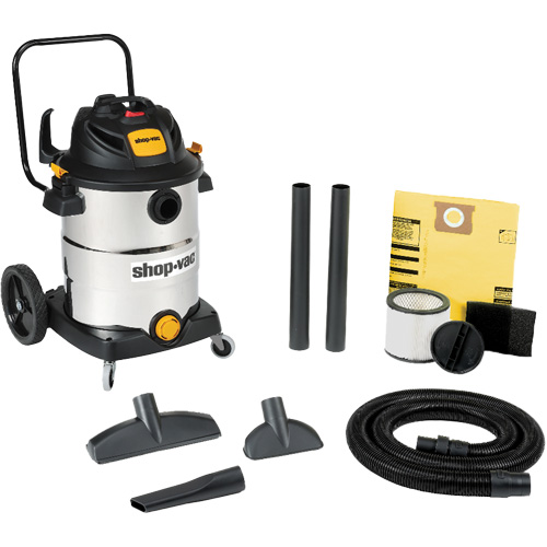 Stainless Steel Wet/Dry Shop Vacuum, 120 V, 16 gal. Capacity Canadian Safety Group Inc.