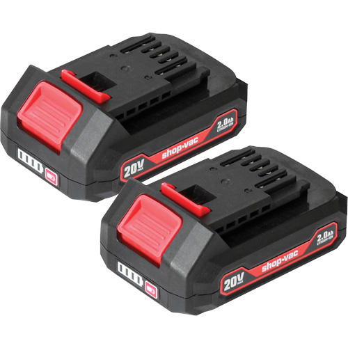 Piles au lithium 2.0Ah- Paquet de 2, 20 V Canadian Safety Group Inc.