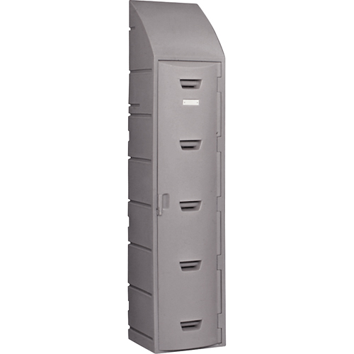 Locker, 15" x 18" x 73", Grey, Assembled Canadian Safety Group Inc.