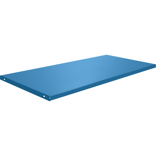 &eacute;tabli avec armoire - Tablettes, 58 3/4" x Capacit&eacute; de 300 lb, Acier, Bleu Canadian Safety Group Inc.