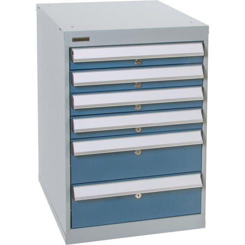 Six-Drawer Pedestal Workbench, 18" W x 21" D x 28" H Canadian Safety Group Inc.