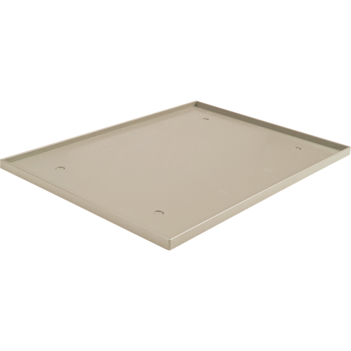 Fond de casier, Convient aux casiers 10" x 18", Beige, Plastique Canadian Safety Group Inc.