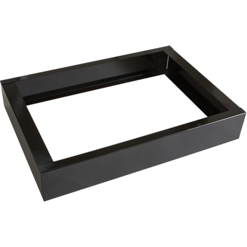 Base encastr&eacute;e pour casiers robustes enti&egrave;rement soud&eacute;e Concorde, 2 Blocs, 4" lo x 24" la x 17" p, Noir, Acier Canadian Safety Group Inc.
